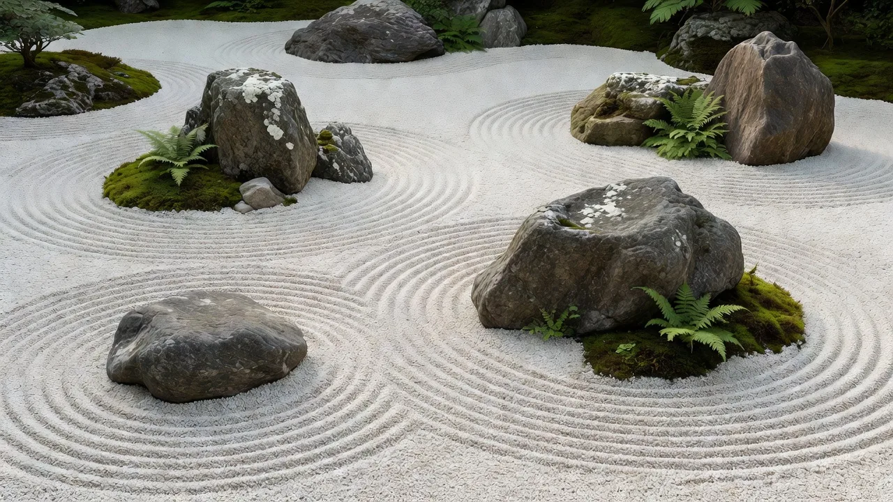 Rock garden design